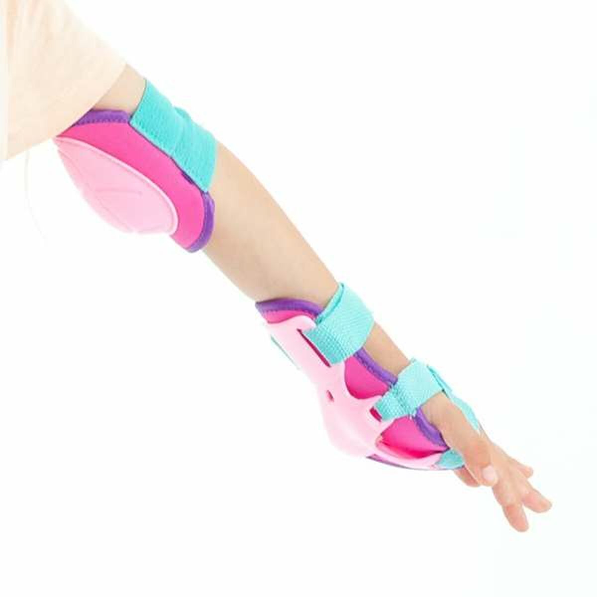 Kit Gomitiere e Ginocchiere Moltó Rosa M 6 Pezzi
